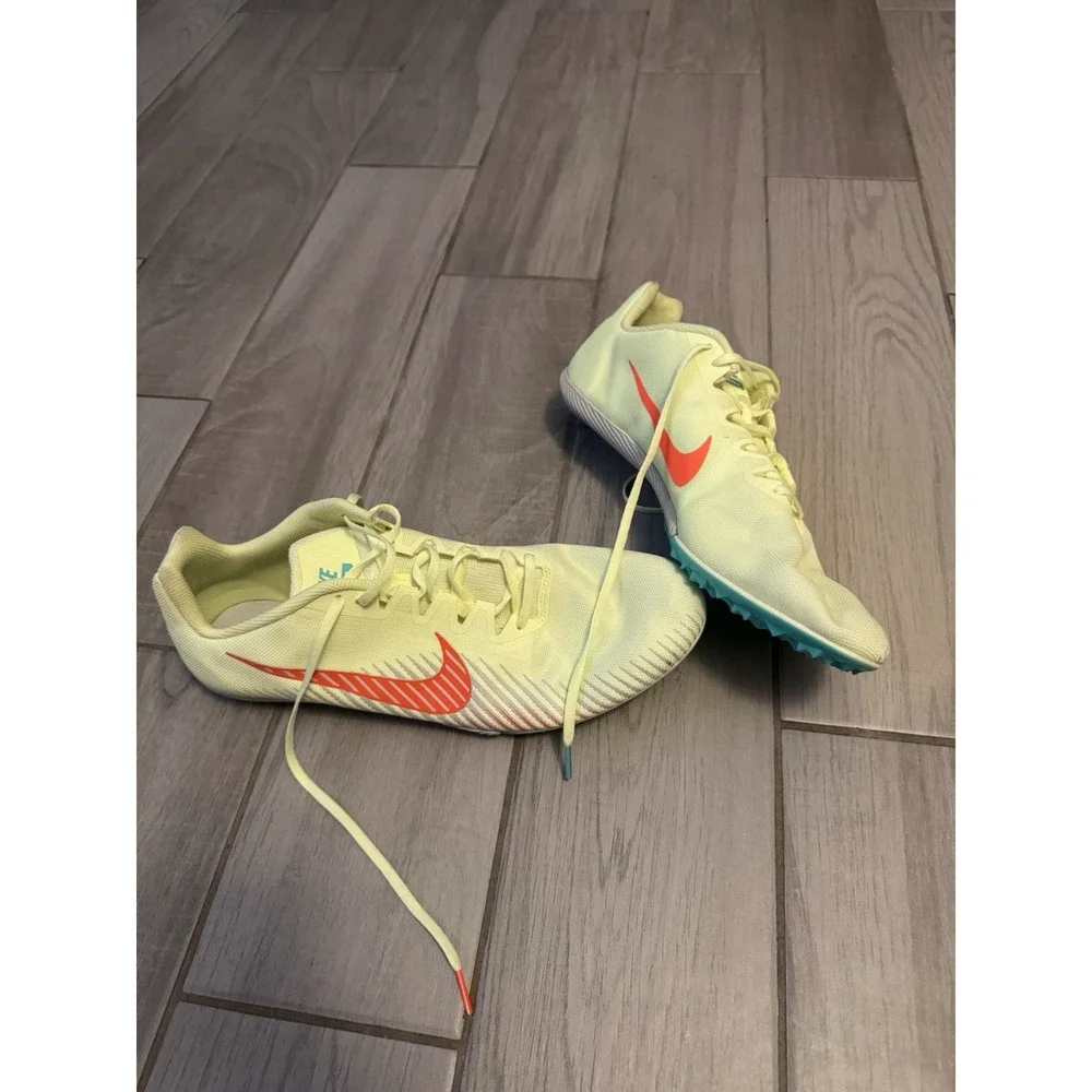 Nike Track Spikes Size 15 Men Volt Zoom Rival Shoes Running Sprint AH1020-700